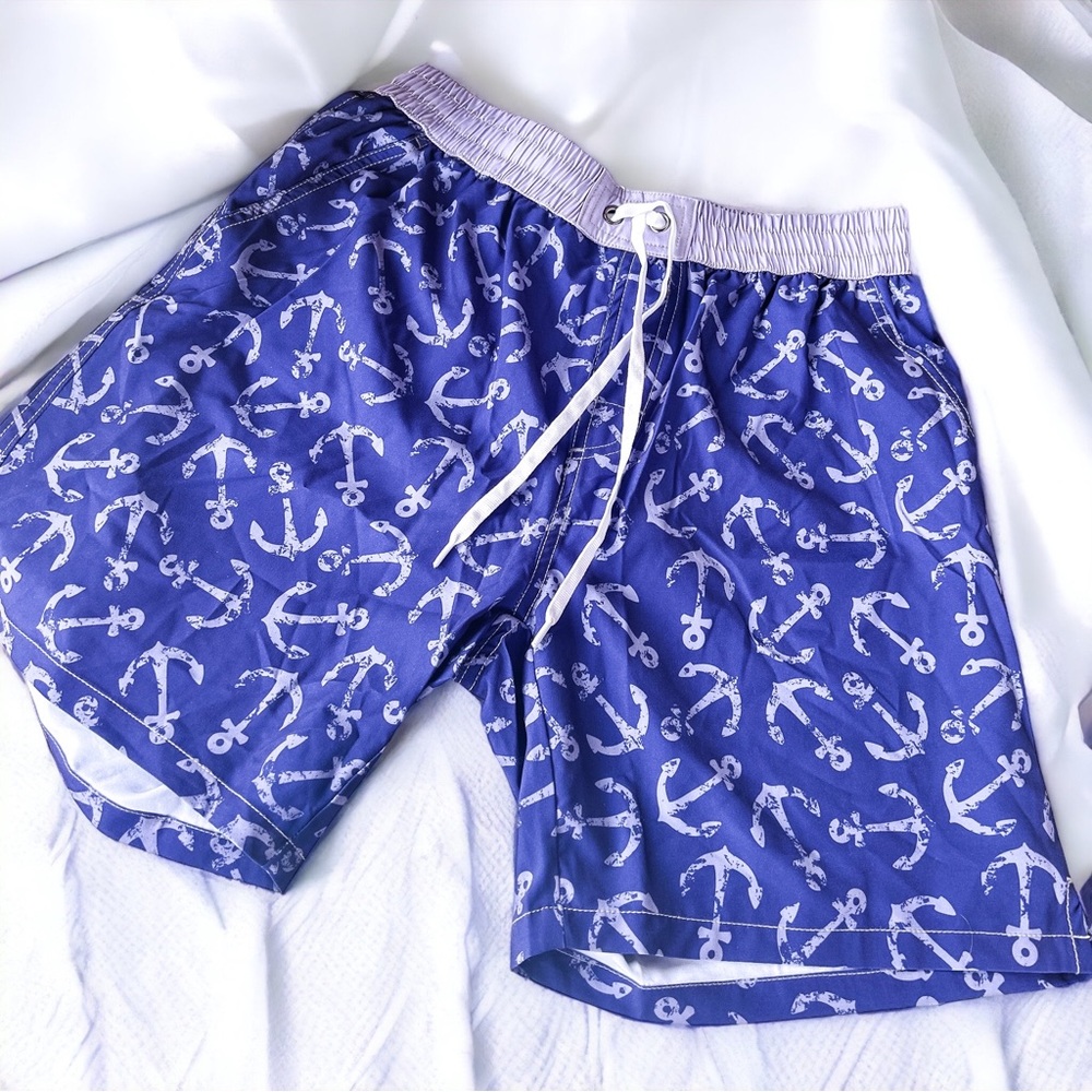 Unitop Purple Anchor Shorts 🤍